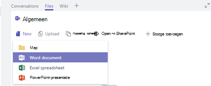 Microsoft Teams bestanden